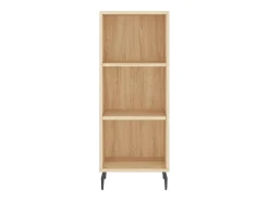 Aparador alto roble Sonoma 34,5x34x180 cm Madera de ingeniería
