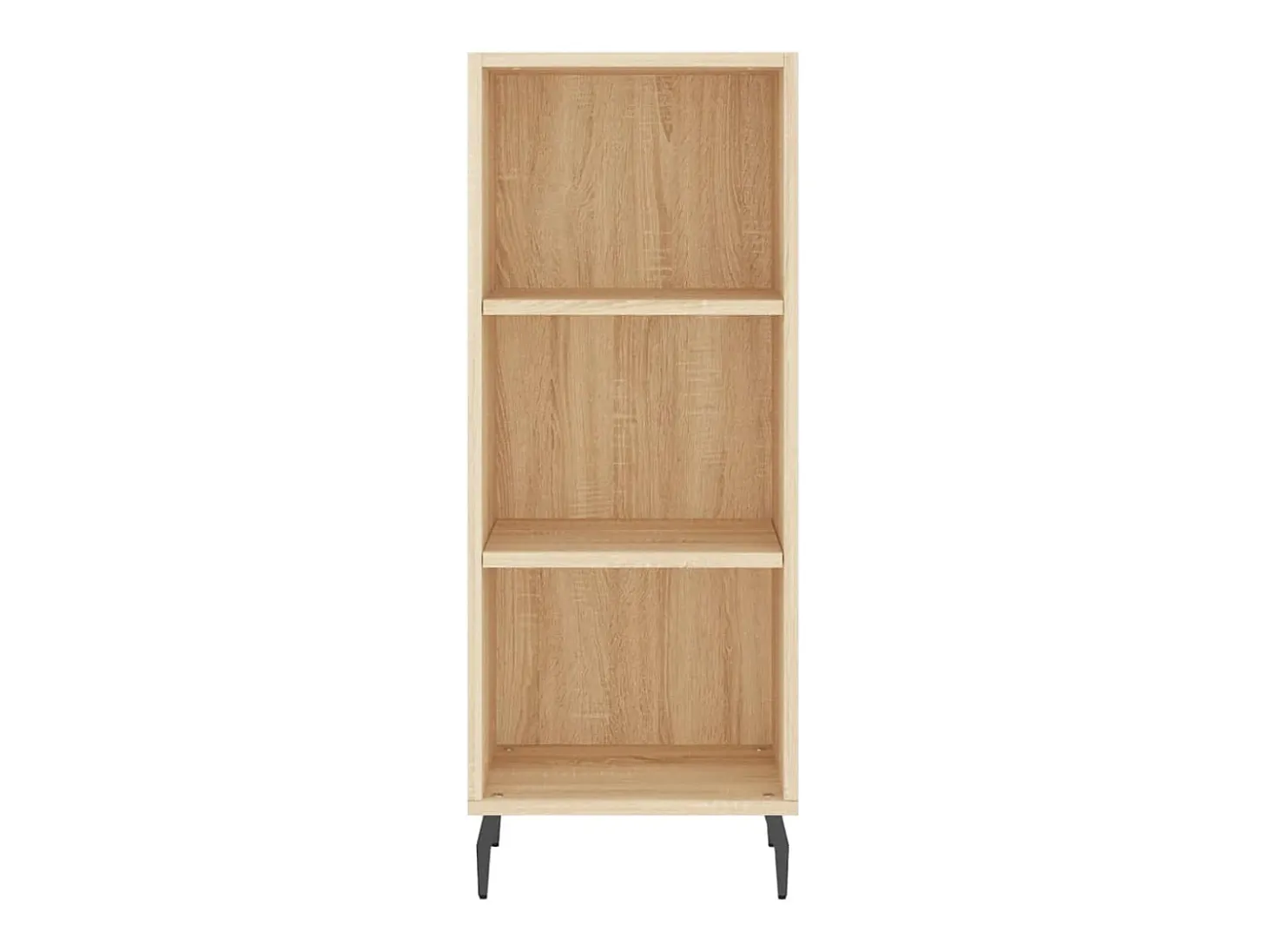 Aparador alto roble Sonoma 34,5x34x180 cm Madera de ingeniería