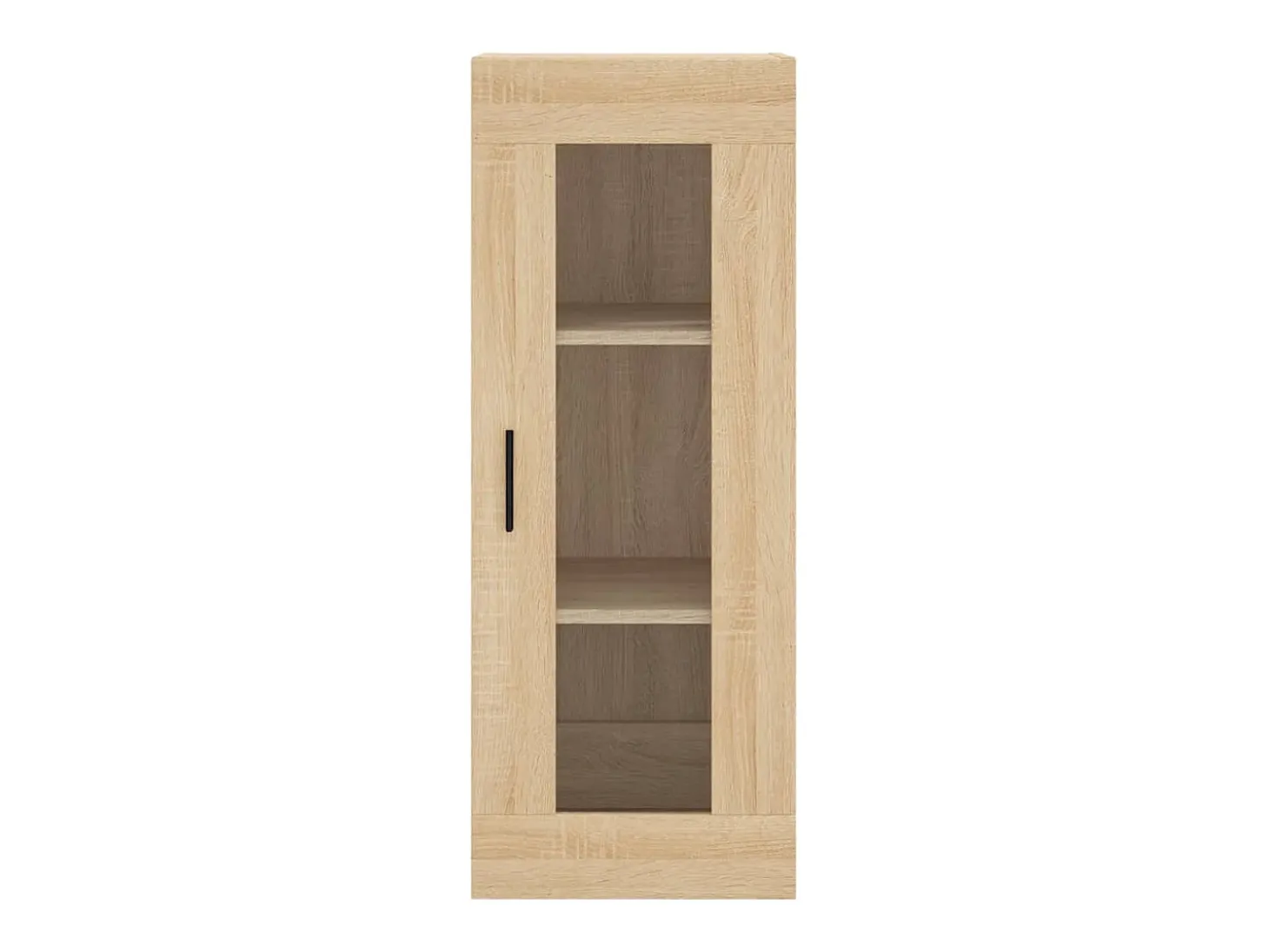 Aparador alto roble Sonoma 34,5x34x180 cm Madera de ingeniería