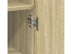 Aparador alto roble Sonoma 40x42,5x185 cm madera de ingeniería