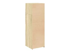 Aparador alto roble Sonoma 40x42,5x124 cm madera de ingeniería