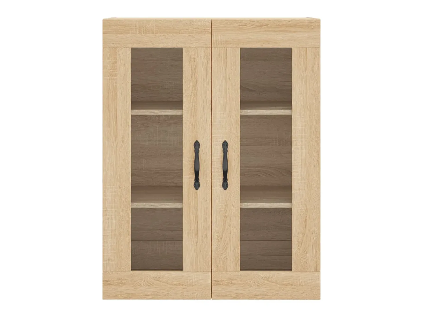 Aparador alto roble Sonoma 69,5x34x180 cm Madera de ingeniería