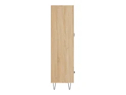 Aparador alto roble Sonoma 69,5x31x115 cm madera de ingeniería