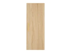 Aparador alto roble Sonoma 34,5x34x180 cm Madera de ingeniería