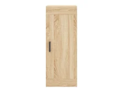 Aparador alto roble Sonoma 34,5x34x180 cm Madera de ingeniería