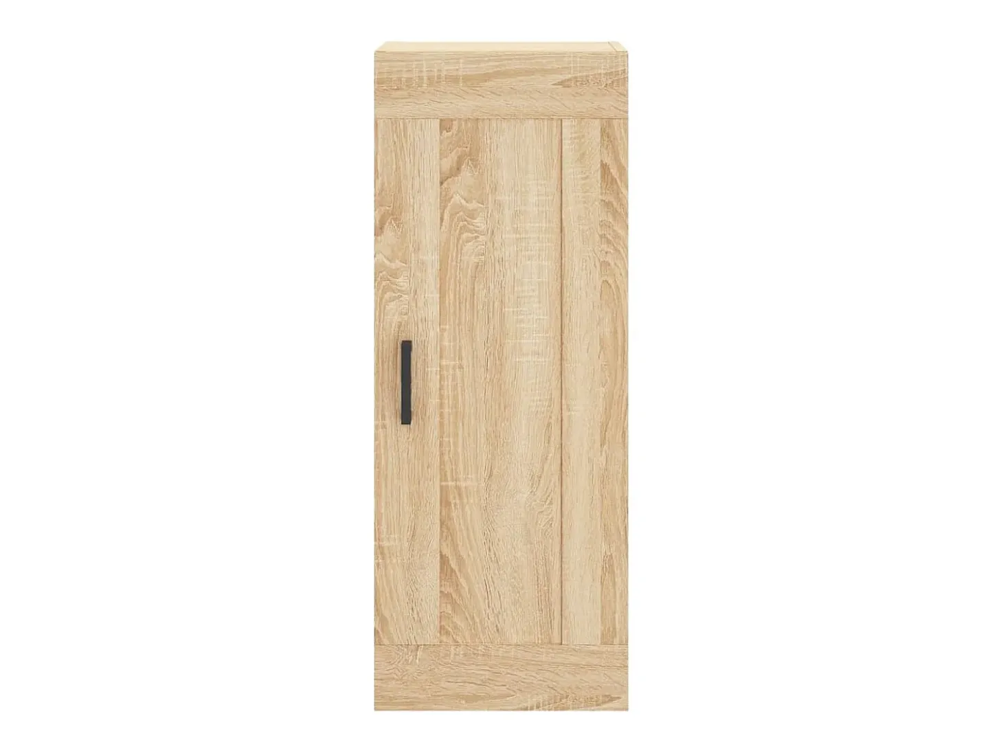 Aparador alto roble Sonoma 34,5x34x180 cm Madera de ingeniería