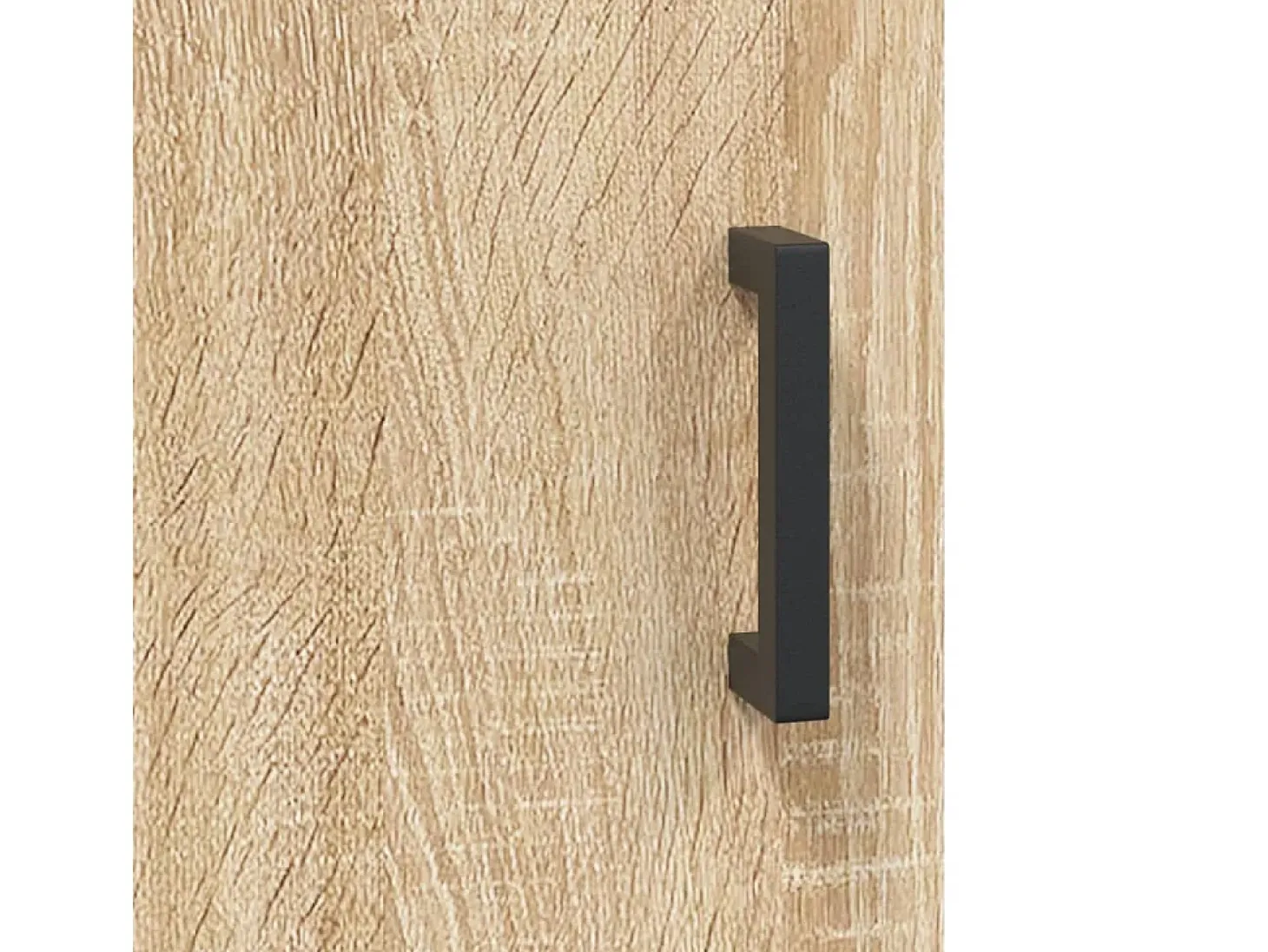 Aparador alto roble Sonoma 34,5x34x180 cm Madera de ingeniería