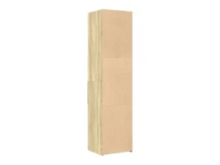 Aparador alto roble Sonoma 45x42,5x185 cm madera de ingeniería