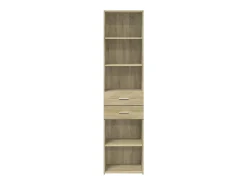 Aparador alto roble Sonoma 45x42,5x185 cm madera de ingeniería