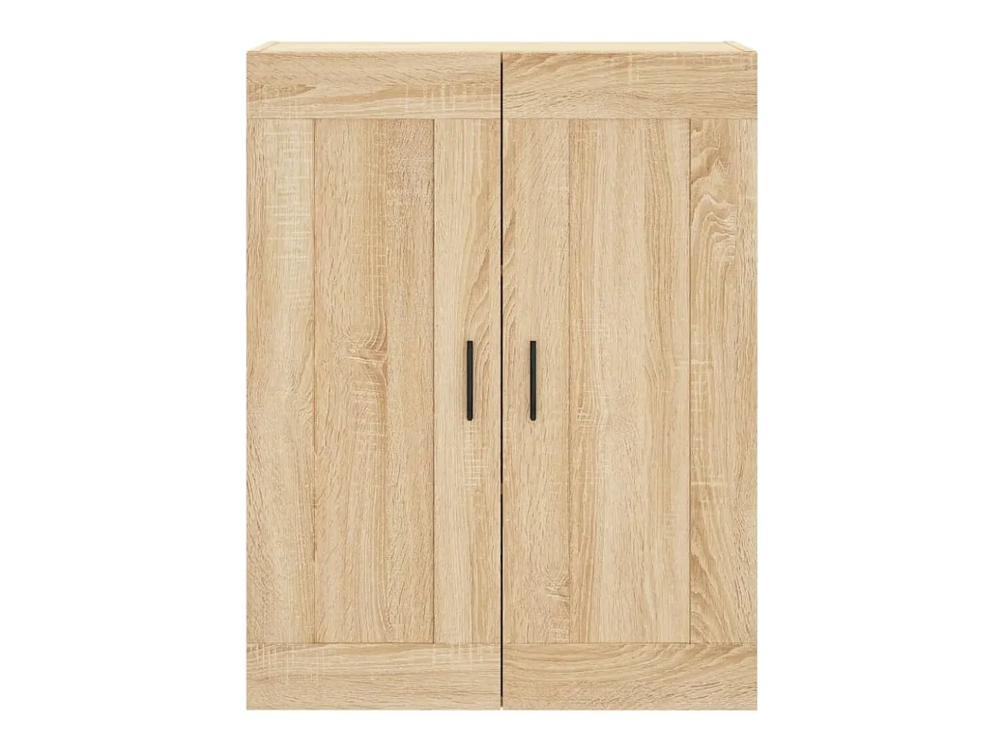 Aparador alto roble Sonoma 69,5x34x180 cm Madera de ingeniería