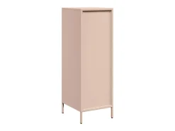 Aparador alto rosa 39x35x103,5 cm acero