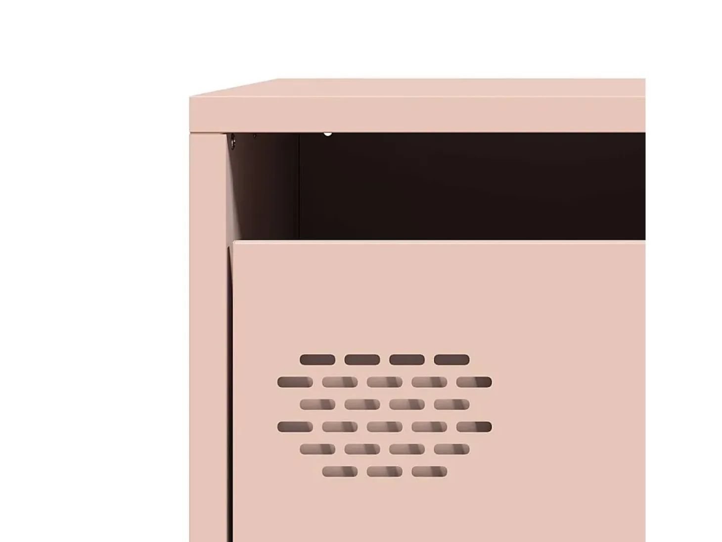 Aparador alto rosa 39x35x103,5 cm acero