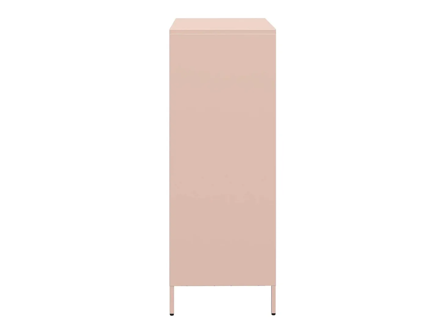 Aparador alto rosa 39x35x103,5 cm acero