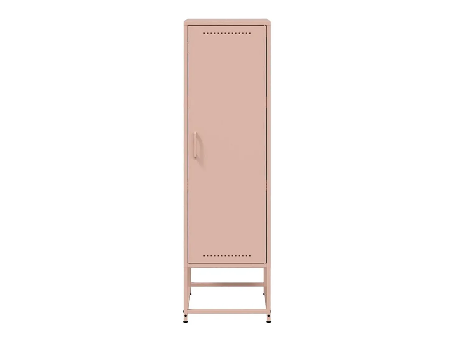 Aparador alto rosa 36x39x123 cm acero