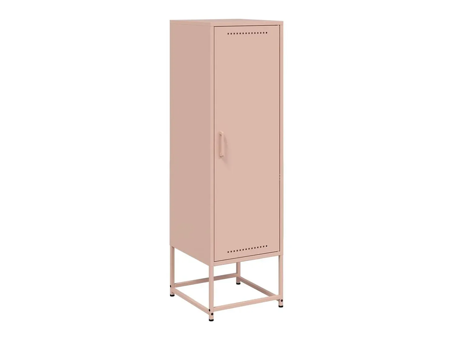 Aparador alto rosa 36x39x123 cm acero