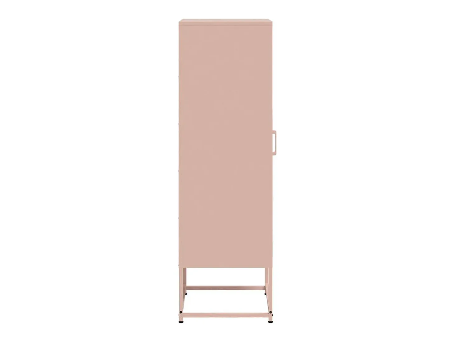 Aparador alto rosa 36x39x123 cm acero