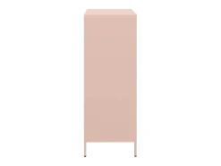 Aparador alto rosa 68x39x103,5 cm acero