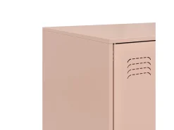 Aparador alto rosa 67x39x95 cm acero
