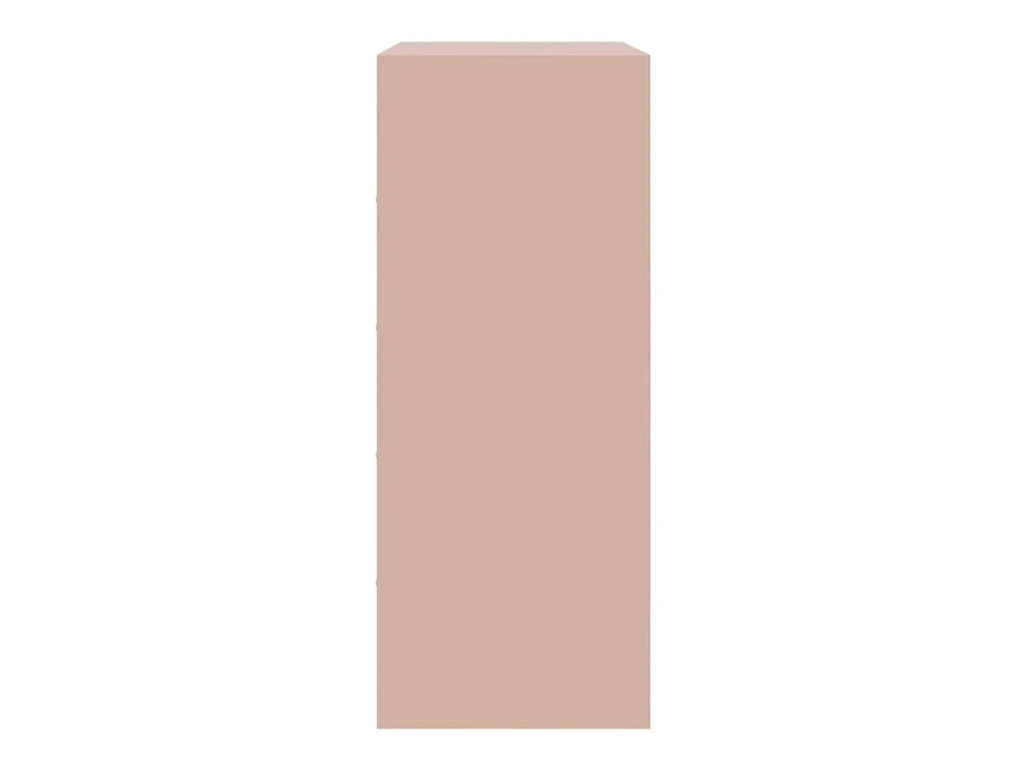 Aparador alto rosa 67x39x95 cm acero