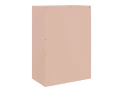 Aparador alto rosa 67x39x95 cm acero