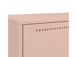 Aparador alto rosa 68x39x111,5 cm acero