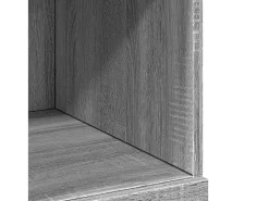 Aparador alto Sonoma gris 80x42,5x124 cm madera de ingeniería