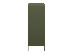 Aparador alto verde oliva 68x39x103,5 cm acero