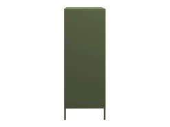 Aparador alto verde oliva 68x39x101,5 cm acero