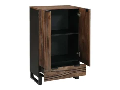 Aparador alto 60x33,5x100 cm en madera maciza de mango