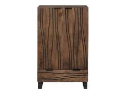 Aparador alto 60x33,5x100 cm en madera maciza de mango