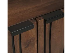 Aparador alto 60x33,5x100 cm en madera maciza de mango