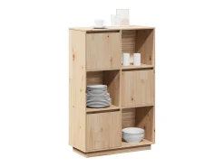Aparador alto 74x35x117 cm Madera maciza de pino