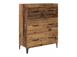 Aparador antiguo de madera 34 x 69,5 x 90 cm Madera de ingeniería