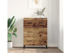 Aparador antiguo de madera 34 x 69,5 x 90 cm Madera de ingeniería