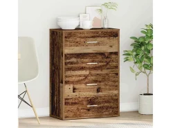 Aparador antiguo de madera 60 x 31 x 84 cm Tablero de partículas