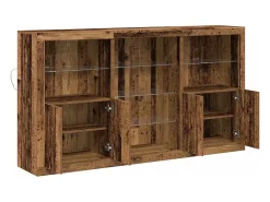 Aparador antiguo de madera 181,5 x 37 x 100 cm Madera de ingeniería