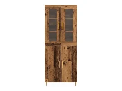 Aparador antiguo de madera 69,5x34x180 cm en madera reconstituida