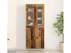 Aparador antiguo de madera 69,5x34x180 cm en madera reconstituida