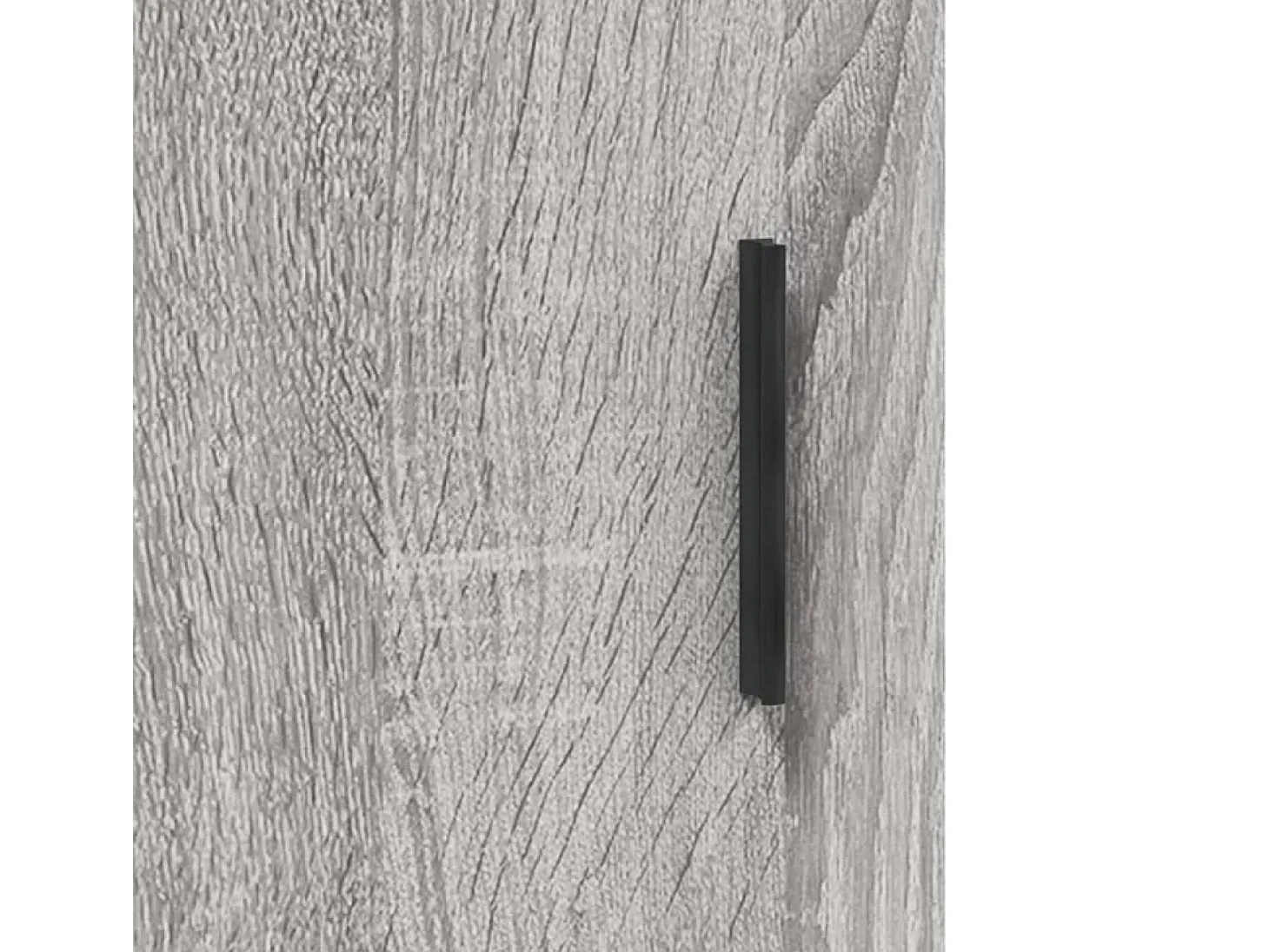 Aparador aparador cómoda armario mueble organizador cocina salón salón alto Sonoma 69,5 x 34 x 180 cm madera contrachapada gris 02_0035516