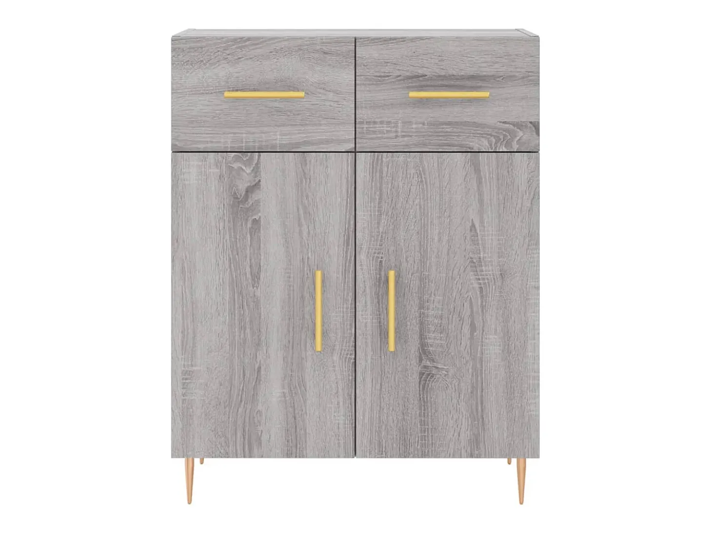 Aparador aparador cómoda armario mueble organizador cocina salón salón Sonoma 69,5 x 34 x 90 cm madera contrachapada gris 02_0036495