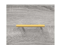 Aparador aparador cómoda armario mueble organizador cocina salón salón Sonoma 69,5 x 34 x 90 cm madera contrachapada gris 02_0036495