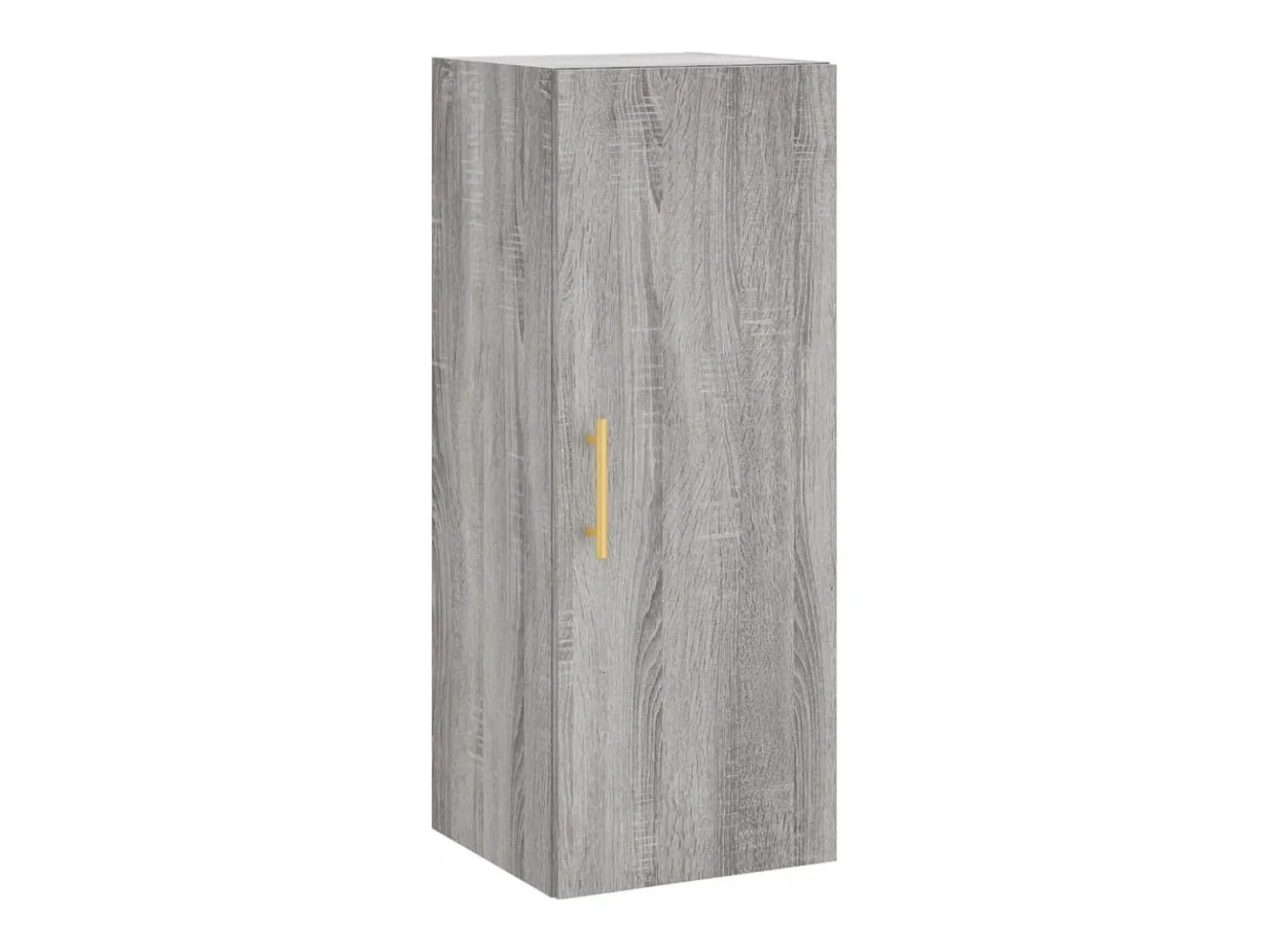 Aparador aparador cómoda armario mueble organizador cocina salón salón alto Sonoma 34,5 x 34 x 180 cm madera contrachapada gris 02_0035217