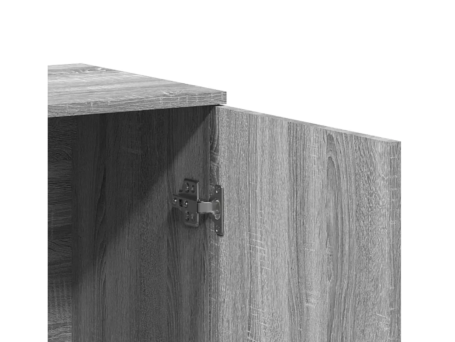 Aparador aparador cómoda armario unidad de almacenamiento organizador cocina salón salón Sonoma 79 x 38 x 80 cm madera contrachapada gris 02_0036527
