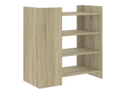 Aparador aparador cómoda armario unidad de almacenamiento organizador cocina salón salón Sonoma 73,5 x 35 x 75 cm madera contrachapada marrón 02_0031709