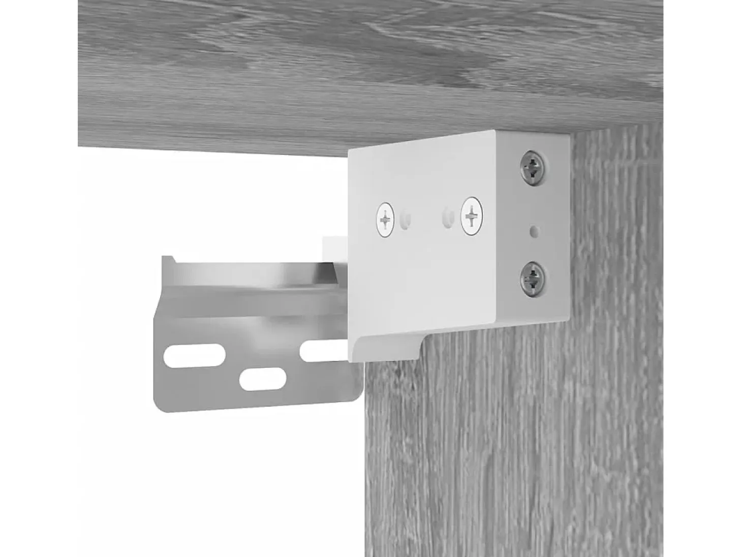 Aparador aparador cómoda armario mueble organizador cocina salón salón alto Sonoma 69,5 x 34 x 180 cm madera contrachapada gris 02_0035603