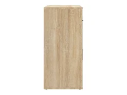 Aparador aparador cómoda mueble almacenaje organizador cocina salón salón Sonoma 80 x 33 x 70 cm madera contrachapada beige 02_0031716