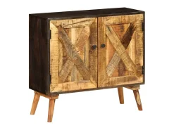 Aparador aparador mueble consola unidad de almacenamiento de madera maciza de mango 85 cm 4402276