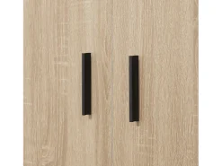 Aparador auxiliar madera natural 80x30x96.5 cm HOMCOM