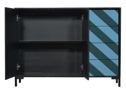 Aparador bajo 2 puertas 4 cajones mdf estampado