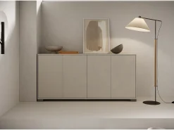 Aparador bajo 4 puertas 172x40x83 cm Lumina cachemira